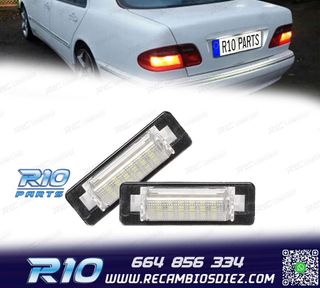 LUCES MATRÍCULA PARA MERCEDES W210 SEDAN W202 SEDAN LED