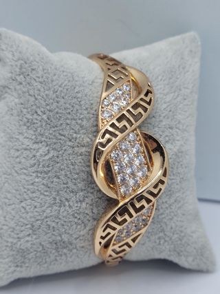 Pulsera Greca Brazalete Goldfilled