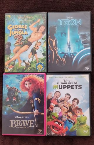 4 Películas Disney DVD
