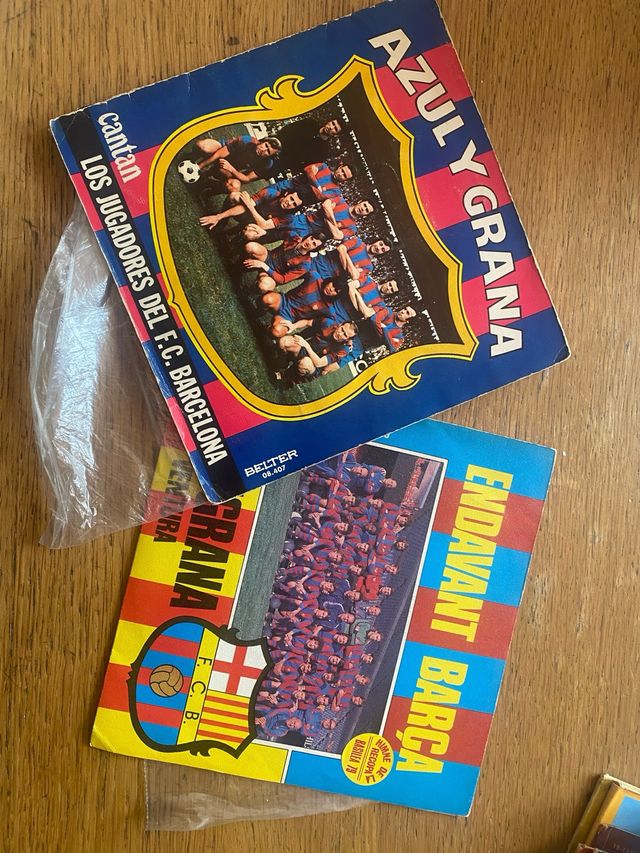 Barça vinilos memorabilia cruiff