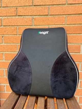 Cojín Lumbar Viscoelástico Eagar Negro/Gris