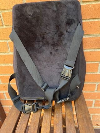 Cojín Lumbar Viscoelástico Eagar Negro/Gris