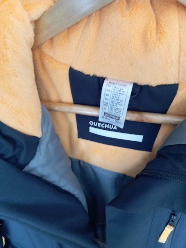 Cazadora azul con forro naranja talla 12-13