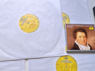* 7 Vinilos Beethoven 9 Sinfonías Karajan* mozart