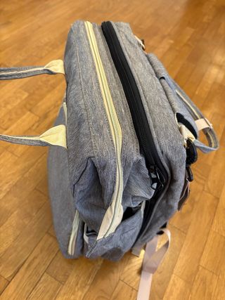 Mochila Cambiador Bebé Cuna Plegable