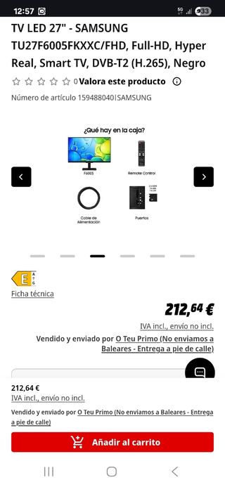 TV Samsung 27 Full HD