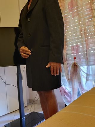 Capotto uomo lungo in pura lana Woolmark