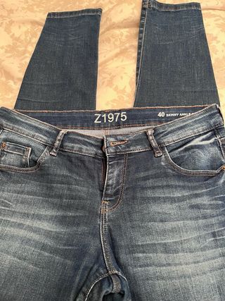 Zara Z1975 Skinny Ankle Jeans Talla 40