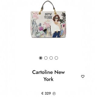 Borsa Braccialini Cartoline New York