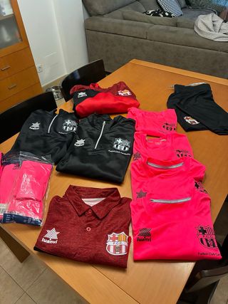 Lote Ropa Fútbol Infantil Luanvi F.C.C.