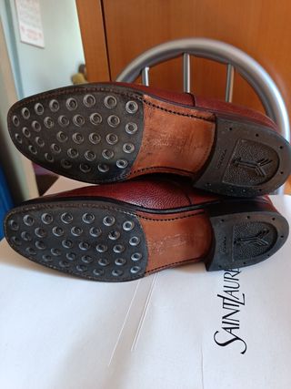 Zapatos de Vestir Yanko Marrones Doble Hebilla