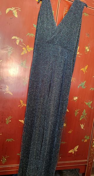 Mono Lentejuelas Negro Talla L