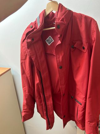 Chaqueta moto Tucano Urbano roja