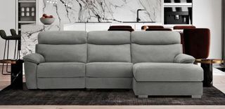 Sofá relax chaise longue Xenia gris