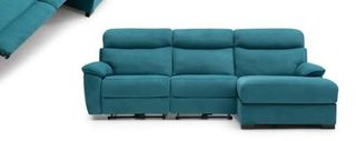 Sofá relax chaise longue Xenia gris