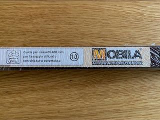 Set guide per cassetti 400mm + 4 staffe