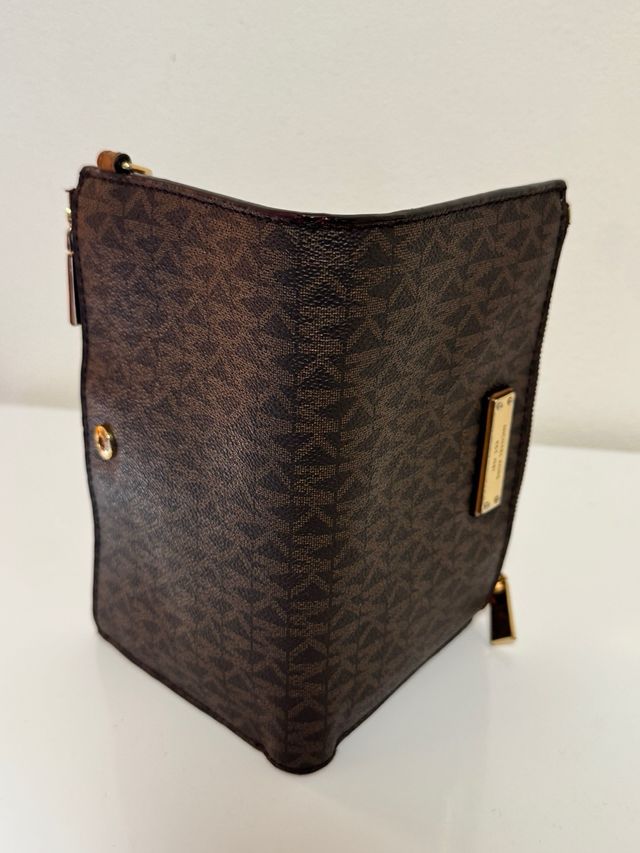Michael Kors Portafoglio Marrone Oro