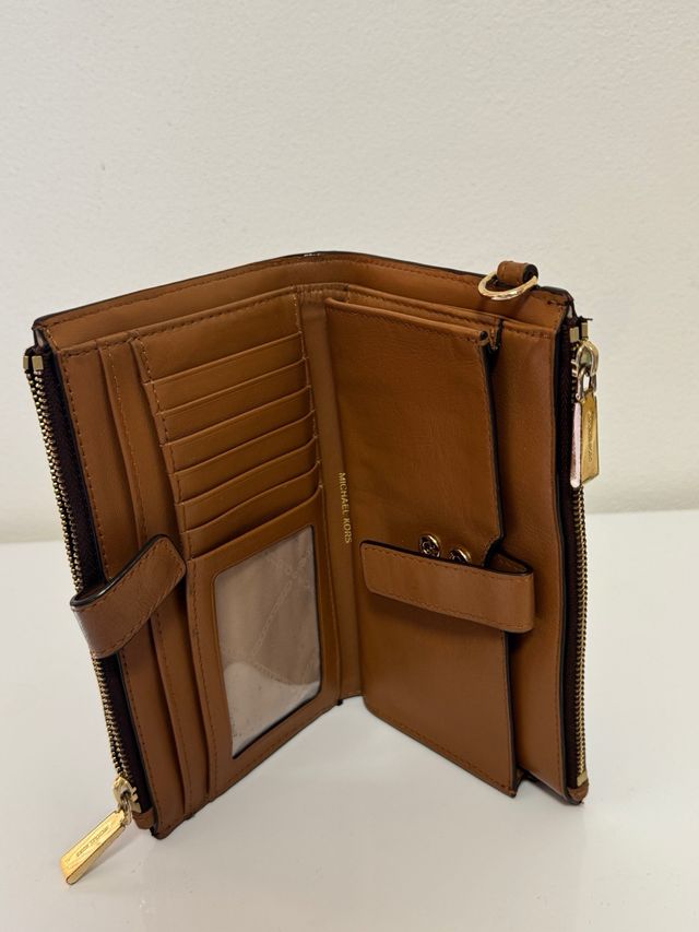Michael Kors Portafoglio Marrone Oro