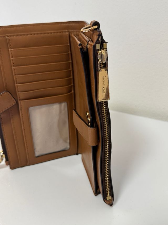Michael Kors Portafoglio Marrone Oro