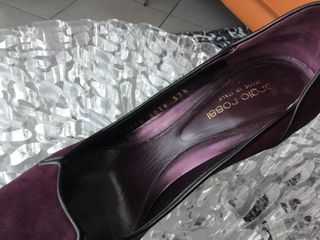 Sergio Rossi Scarpe con tacco viola Tg 37.5