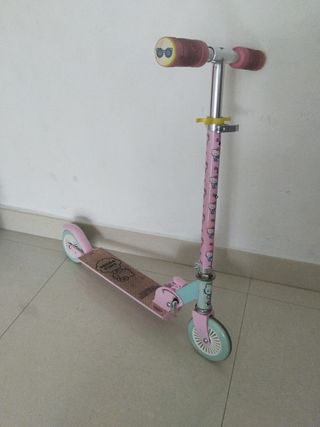 Patín Hello Kitty rosa y azul