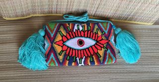 Borsa Wayuu fatta a mano Occhio Greco