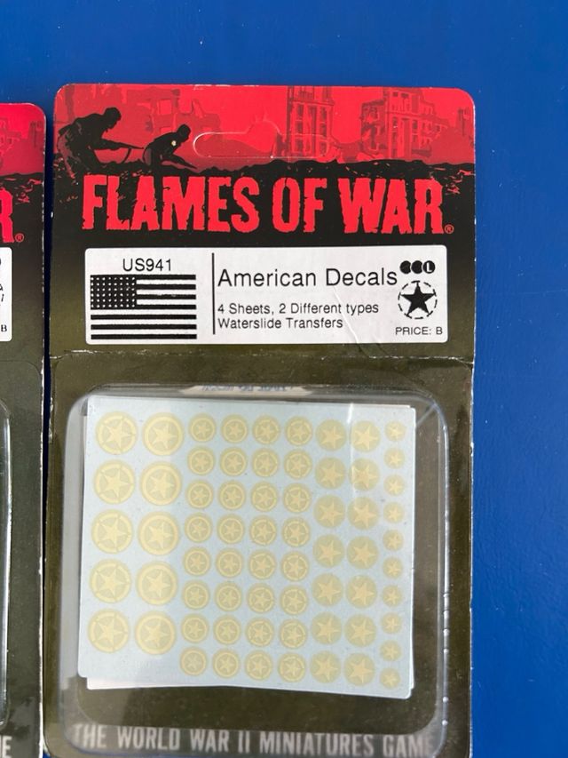 Decalcomanie Americane Flames of War US941