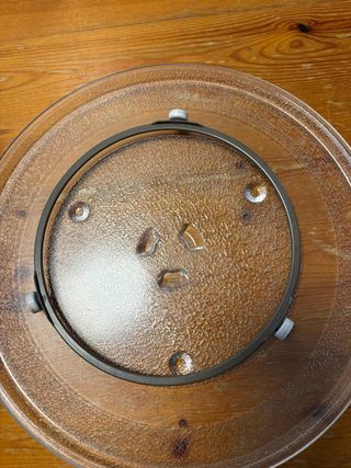 Plato y aro microondas