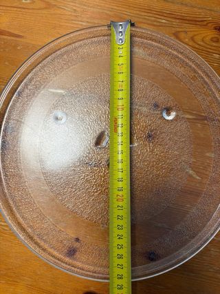 Plato y aro microondas