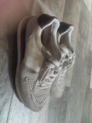 Zapatillas Bimba y Lola Beige/Blanco