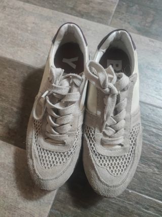 Zapatillas Bimba y Lola Beige/Blanco