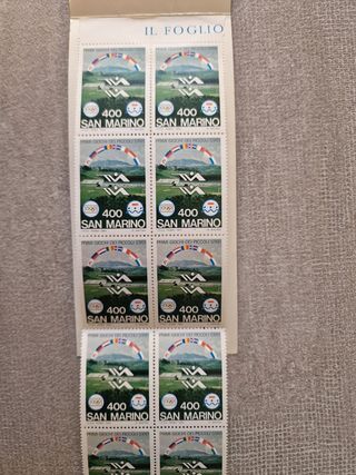 Libretto francobolli Primi Giochi dei Piccoli Stat