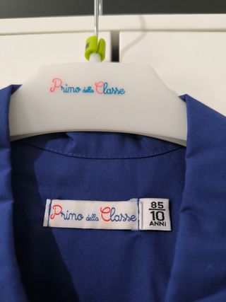 Grembiule blu scuola bambino Primo Classe