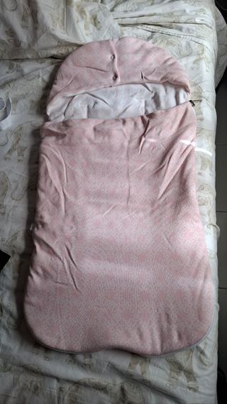 Saco Tous Bebé Rosa Estampado