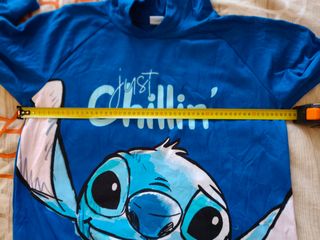 Sudadera Larga Disney Stitch Mujer Algodón