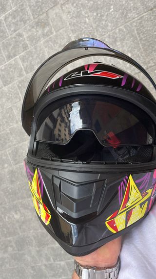 Casco de moto talla L