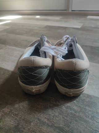 Zapatillas Vans Hombre Beige/Marrón Cuadros
