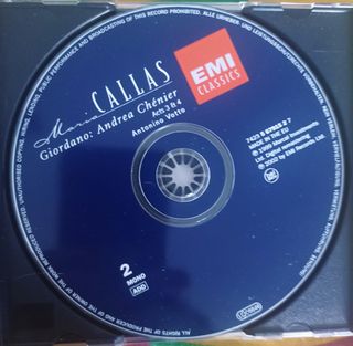 CD Ópera Andrea Chénier - Maria Callas