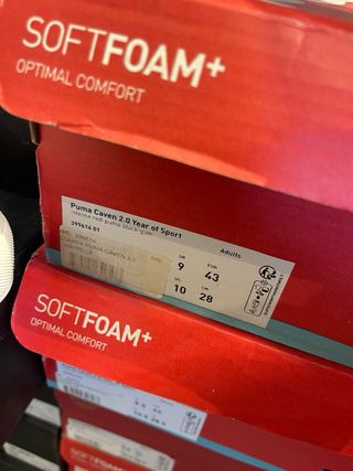 Scarpe Puma alte nere, bianche e rosse