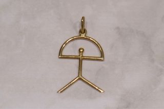 COLGANTE INDALO, ORO 18K/0.8g