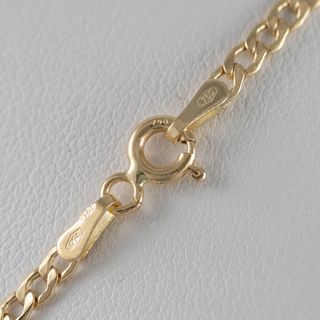 Cadena barbada oro 18k 750 50cm