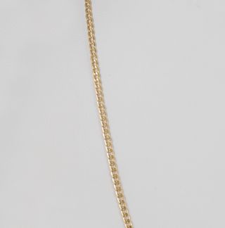 Cadena barbada oro 18k 750 50cm
