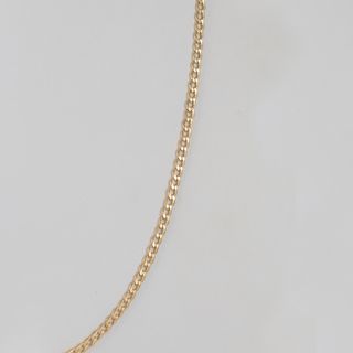 Cadena barbada oro 18k 750 50cm