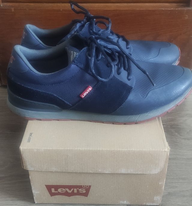 Zapatillas Levi's Hombre Azul/Rojo
