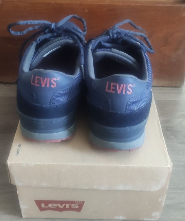 Zapatillas Levi's Hombre Azul/Rojo