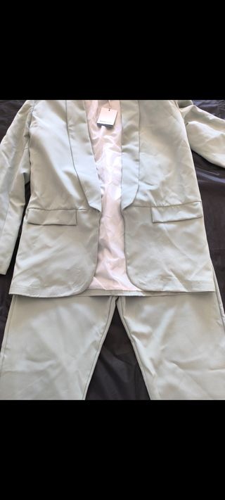 Traje Mujer Marta Barcala Verde Nuevo.