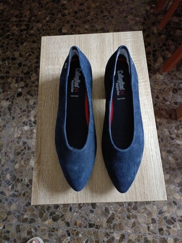 Zapatos Callaghan Piel Azul Talla 38