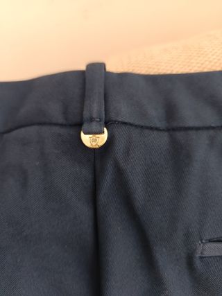 Pantalones Massimo Dutti Mujer Azul