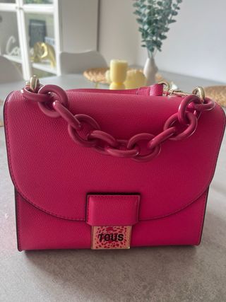 Bolso bandolera Tous rosa