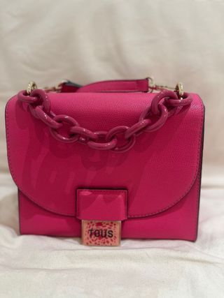 Bolso bandolera Tous rosa